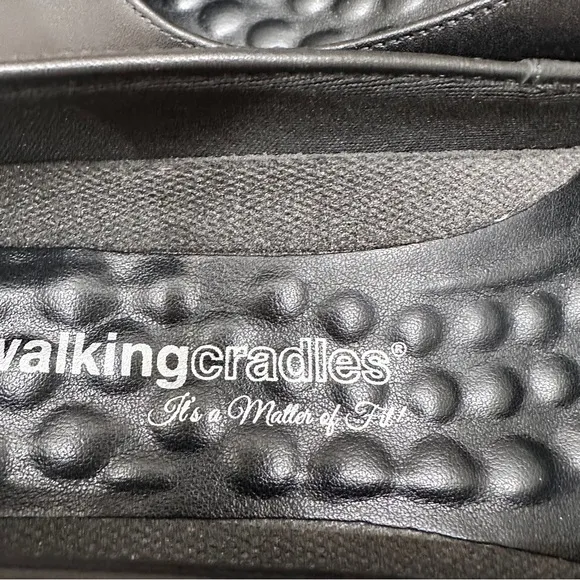 Walking Cradles Women's Size 8 Black Jessica Pumps Block Heels