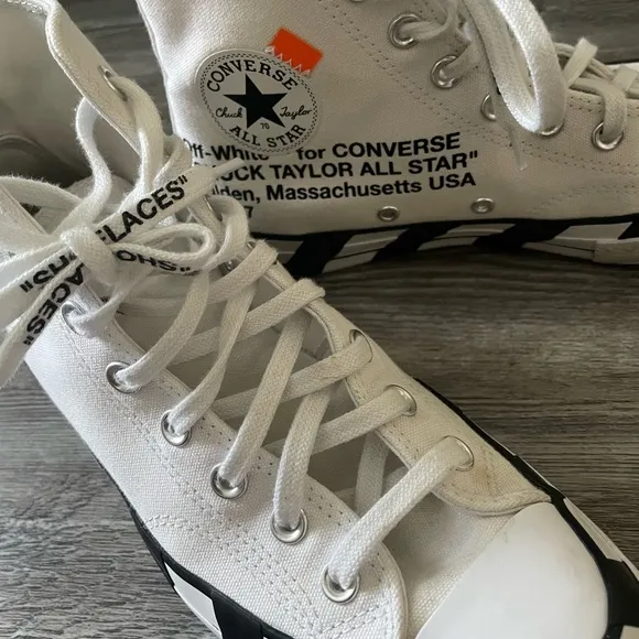 White High-Top Off-White x Converse