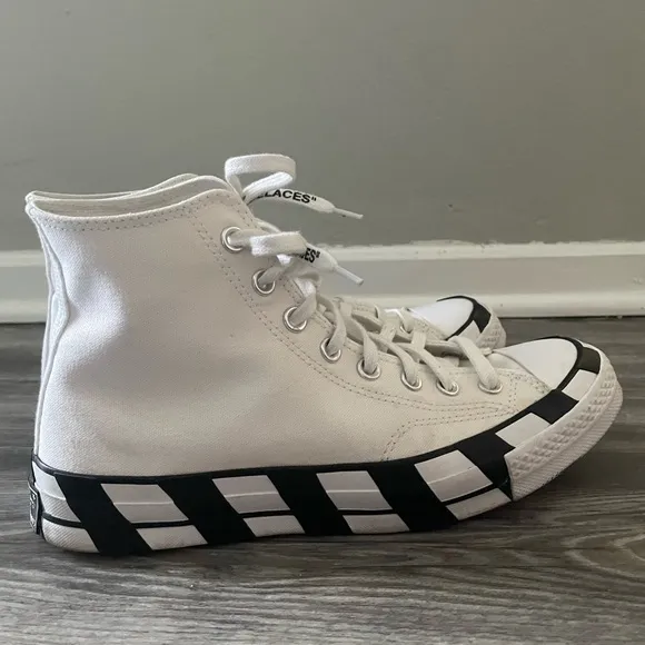 White High-Top Off-White x Converse