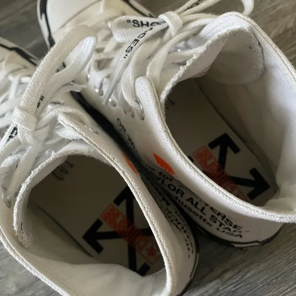 White High-Top Off-White x Converse