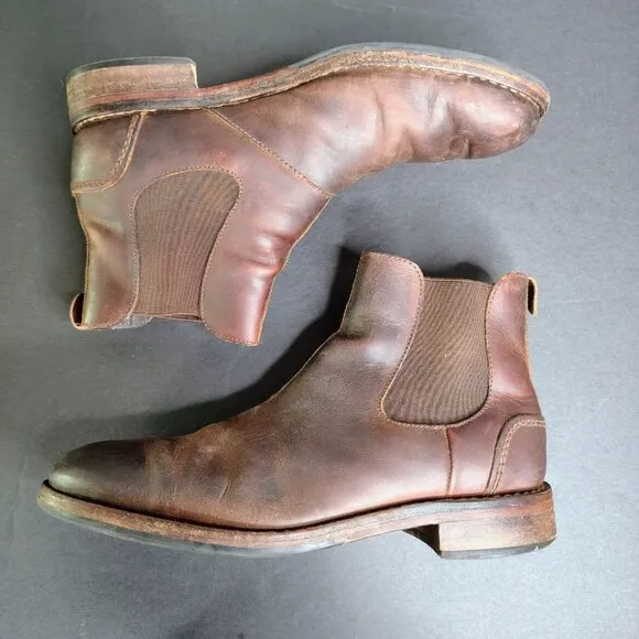 Wolverine 1000 Mile Boots Size 8 D Brown Leather Waterproof Chelsea Vintage