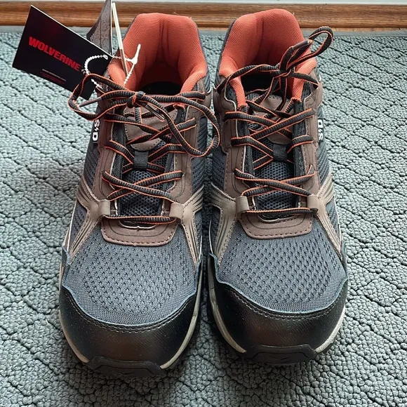 Wolverine Brown/black Rush ESD work shoes Men’s size 10.5 NWT
