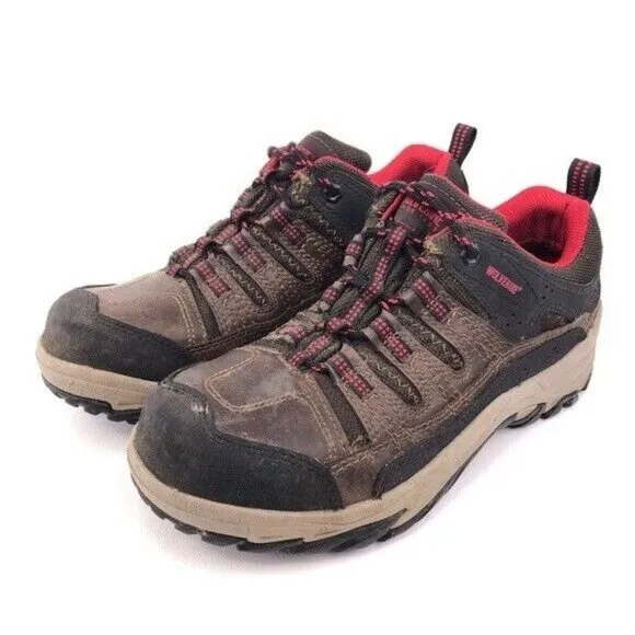 Wolverine Dayton Brown Leather Composite Toe Work Shoes 8.5M