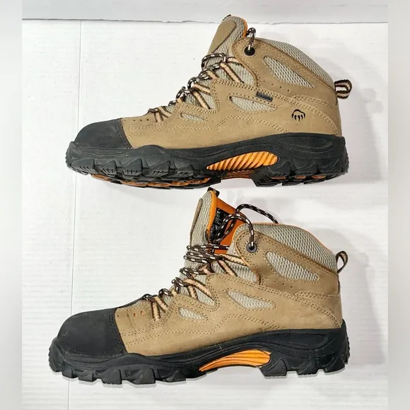Wolverine Durant Boots Men’s 11.5 Brown Leather Waterproof Steel Toe Workwear