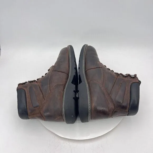 Wolverine Floorhand Men Size 10.5M Dark Brown Leather Waterproof 6&quot; Work Boot
