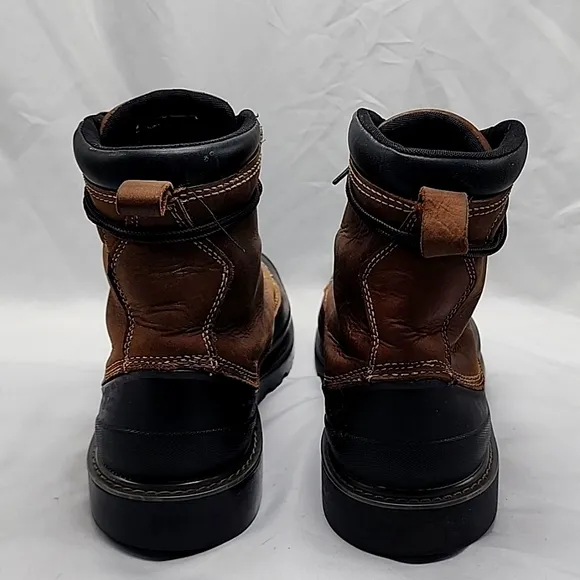 WOLVERINE LEATHER SUEDE FLOORHAND SWAMP 6IN STEEL-TOE WORK BOOT MENS 13 GUC