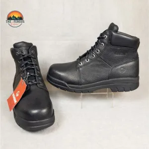 Wolverine Marquette 6&quot; Steel Toe Slip Resistant Black Wide Work Boot Men Sz 12EW
