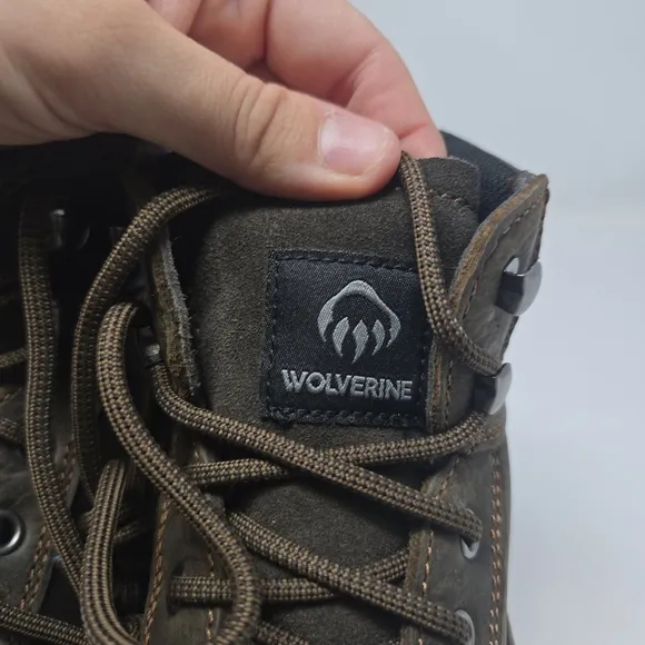 Wolverine Mens Size 8 EW Extra Wide Carlsbad Waterproof 6&quot; Steel-Toe Work Boots
