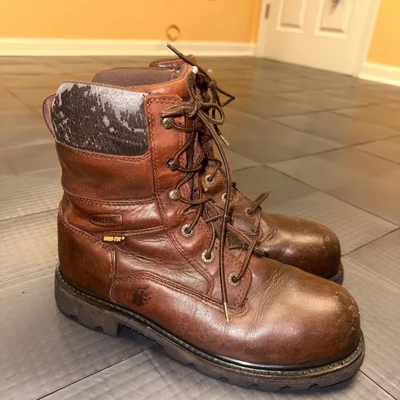 WOLVERINE MENS STEEL TOE WORK BOOTS 10M