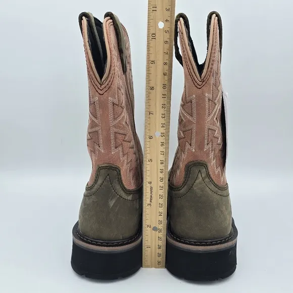Wolverine Rancher Arrow Steel-Toe Waterproof Wellington Work Boots, Women's 6.5M