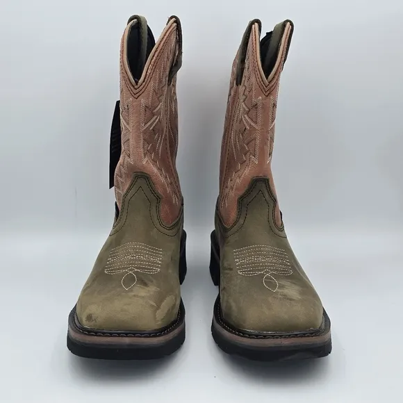 Wolverine Rancher Arrow Steel-Toe Waterproof Wellington Work Boots, Women's 6.5M