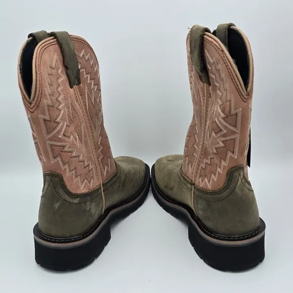 Wolverine Rancher Arrow Steel-Toe Waterproof Wellington Work Boots, Women's 6.5M