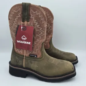 Wolverine Rancher Arrow Steel-Toe Waterproof Wellington Work Boots, Women's 6.5M