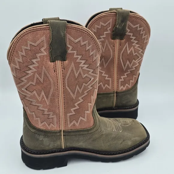Wolverine Rancher Arrow Steel-Toe Waterproof Wellington Work Boots, Women's 6.5M