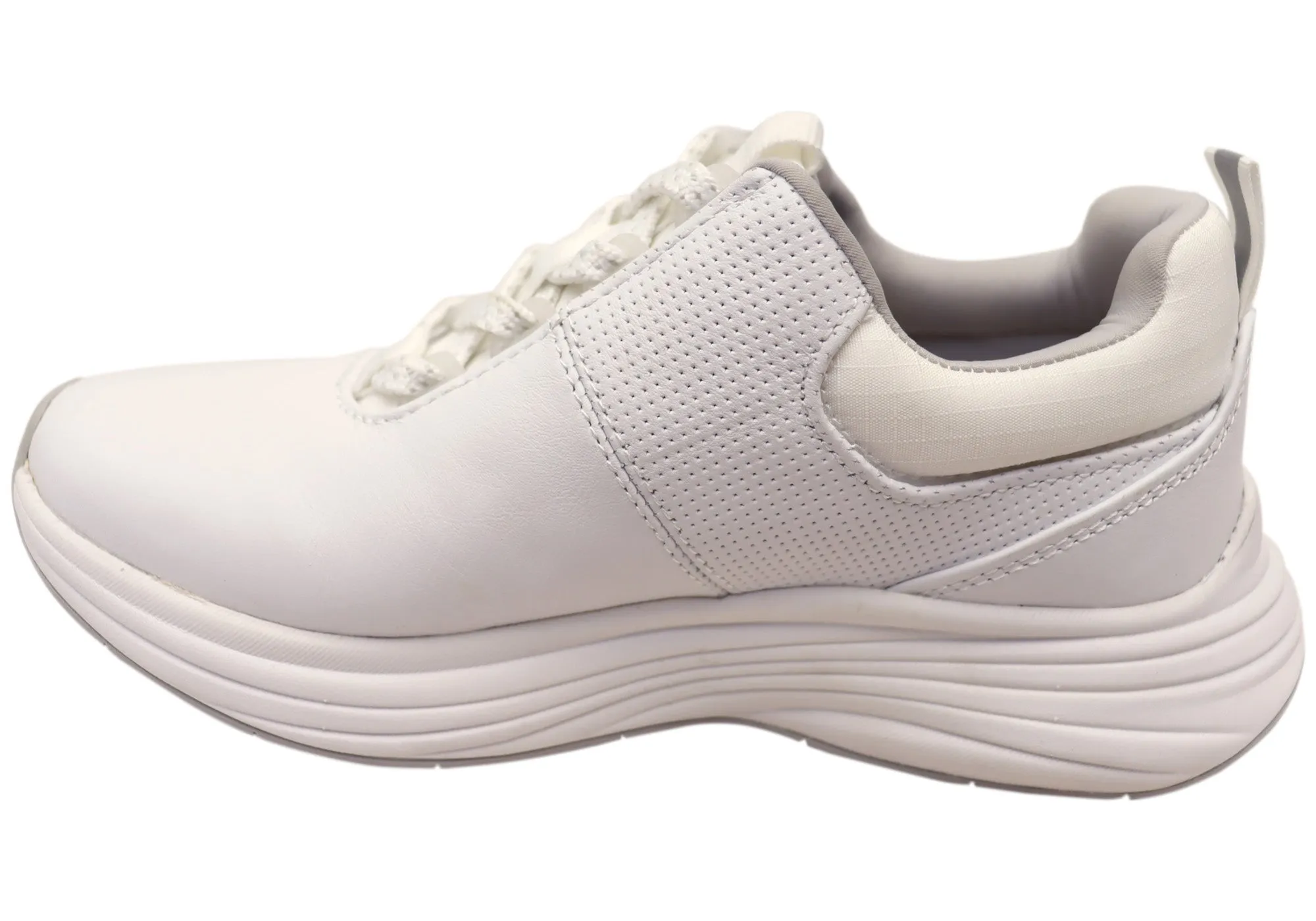 Womens Align Tulia Leather Wide Fit Arch Support Slip Resistant Shoes