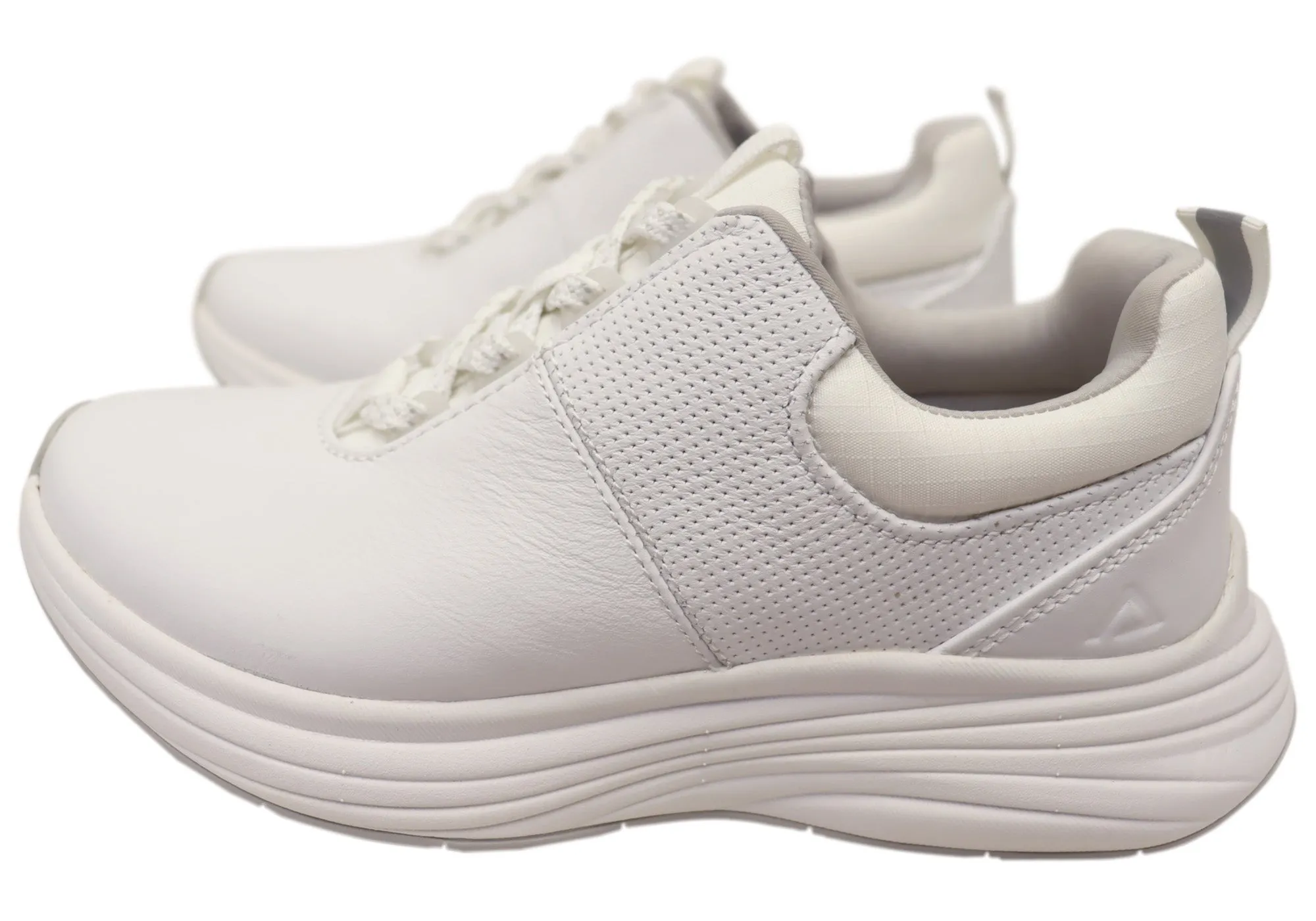 Womens Align Tulia Leather Wide Fit Arch Support Slip Resistant Shoes