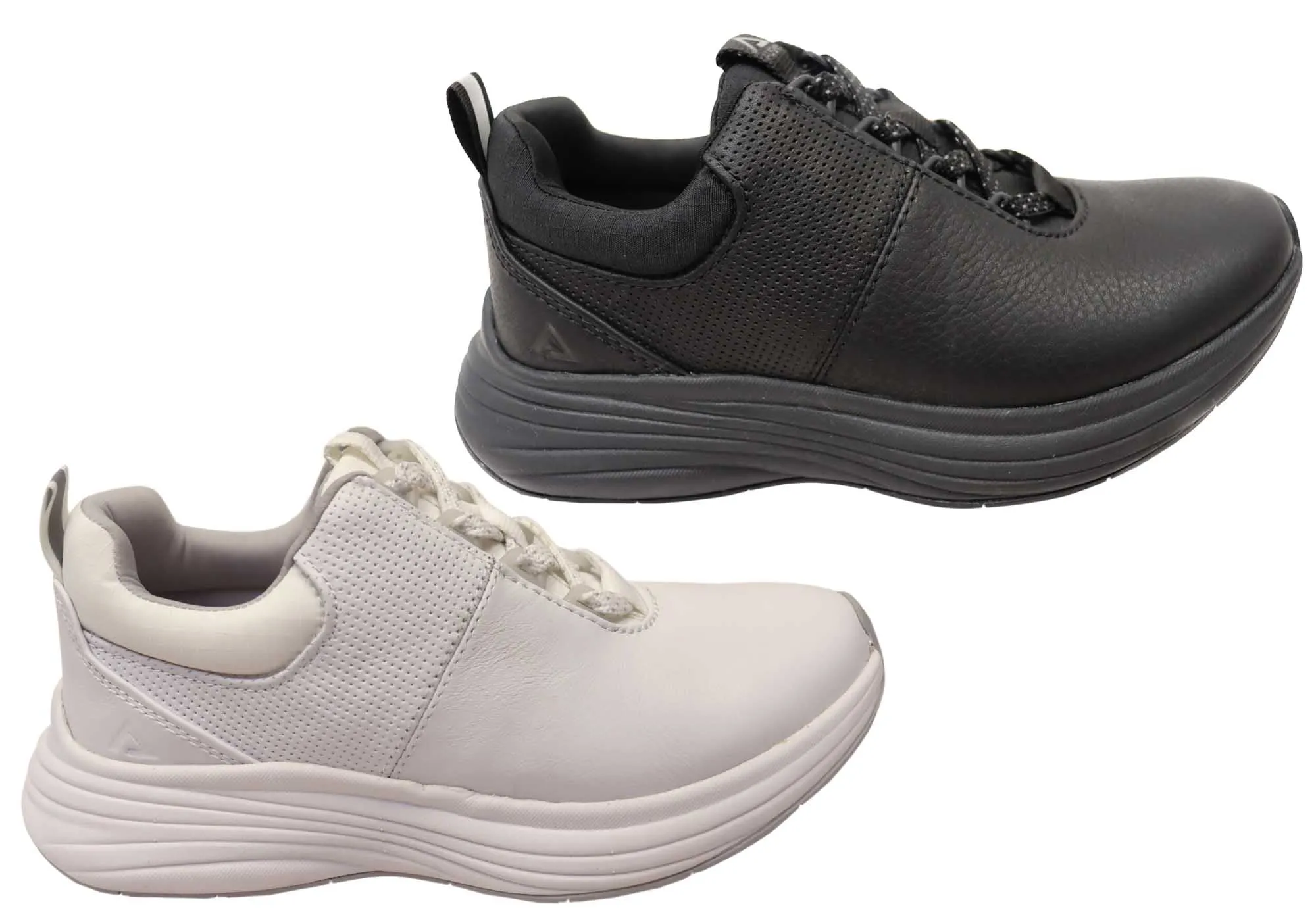 Womens Align Tulia Leather Wide Fit Arch Support Slip Resistant Shoes