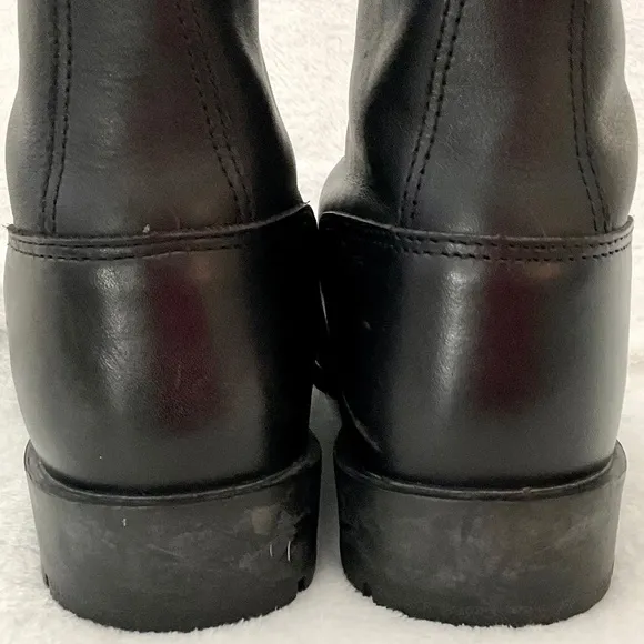 Women’s Black Ariat Leather Heritage Lacer II Comfort Western Equestrian  Sz 9D