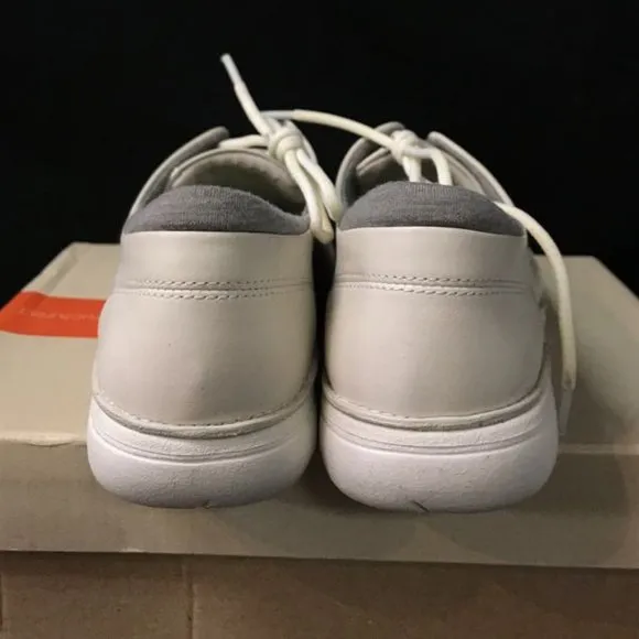 Women's Clarks Un Voltra Lace Up Shoes White