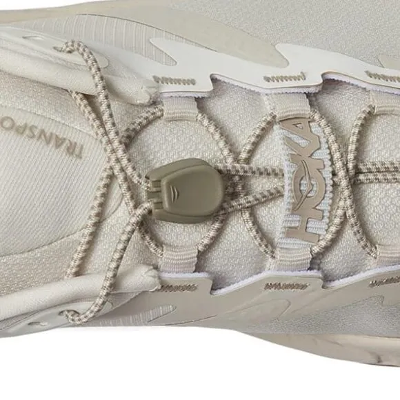 WOMEN'S HOKA TRANSPORT WALKING HIKING SHOE EGGNOG VIBRAM SOLE 7