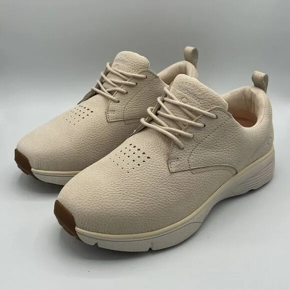Women's NEW Dr Comfort Ruth Walking Shoes Sneakers Size 10.5 XW Beige Leather
