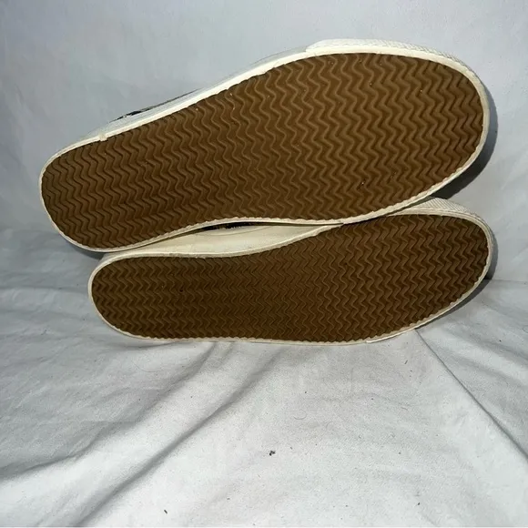 Women’s Rag &amp; Bone Cream Snake Suede High Top Sneakers Size 8 EUR 38.5