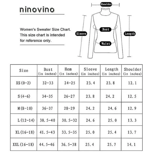 Women's Turtleneck Ribbed Long Sleeve Sweater Pullover Tops Orange&amp;brown