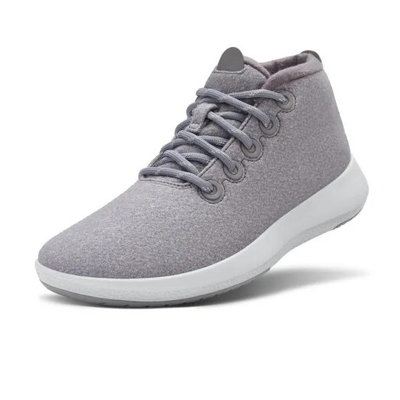 Wool Runner-up Mizzles - Medium Grey (Light Grey Sole)