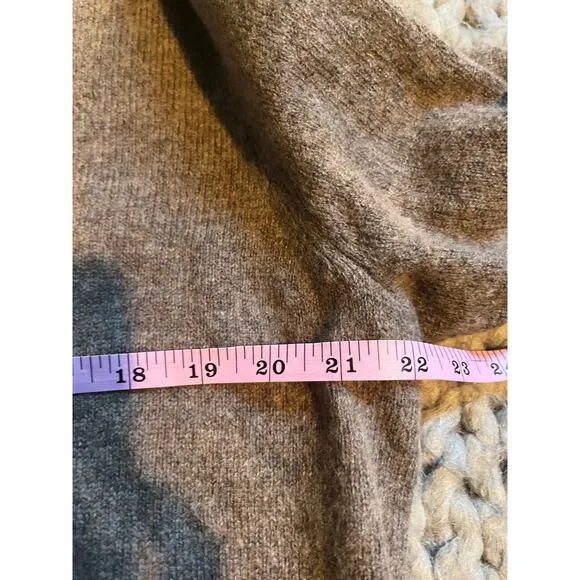 Woolovers crew sweater brown size xl