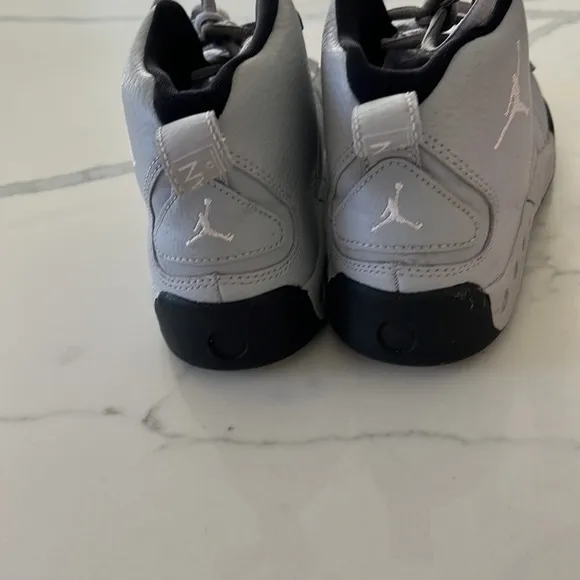 Worn once boys Nike Air Jordan jump man pro high top gray sneakers size 1.5