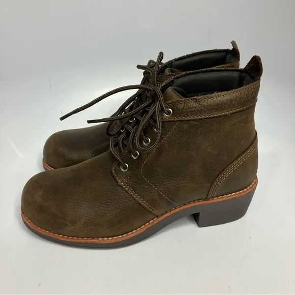 WORX Zink Chukka boots steel toe oiled leather size 6.5
