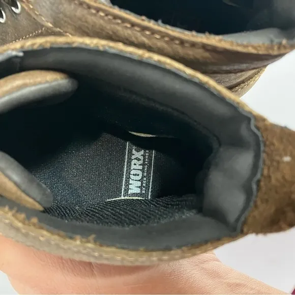 WORX Zink Chukka boots steel toe oiled leather size 6.5