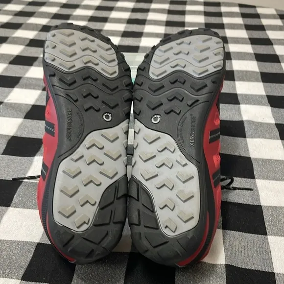 Xero Men's Mesa Trail II Hiking Shoes Size 12 Red Black Breathable Wide Toe Box