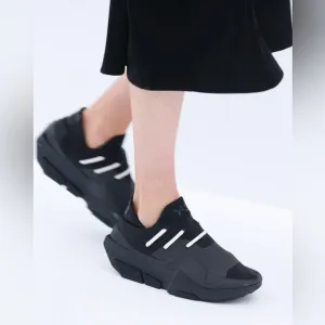 Y-3 Black Mira Sneakers Modern Minimalist Design