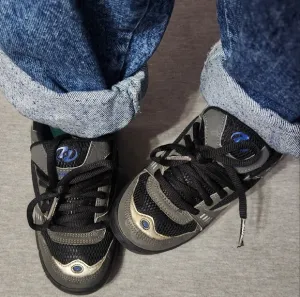 Y2K HEELYS Chunky Puffy Platform Lug Sole Skate Sneakers Sport Fashion Shoes