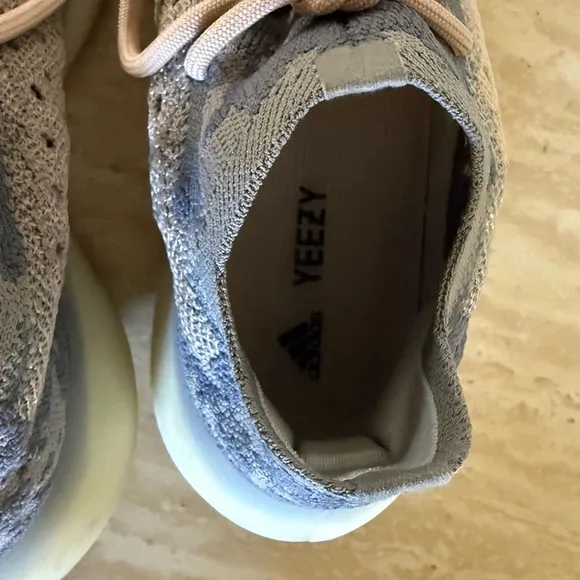 Yeezy Sneakers in Blue and Beige