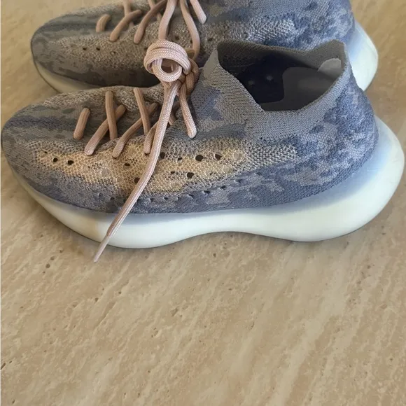 Yeezy Sneakers in Blue and Beige