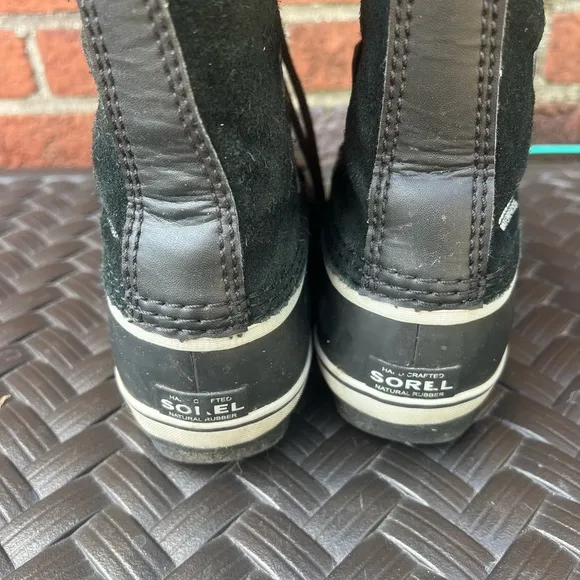 Youth Girl's Sorel Joan of Arctic Waterproof Winter Snow Boots Black Size 3