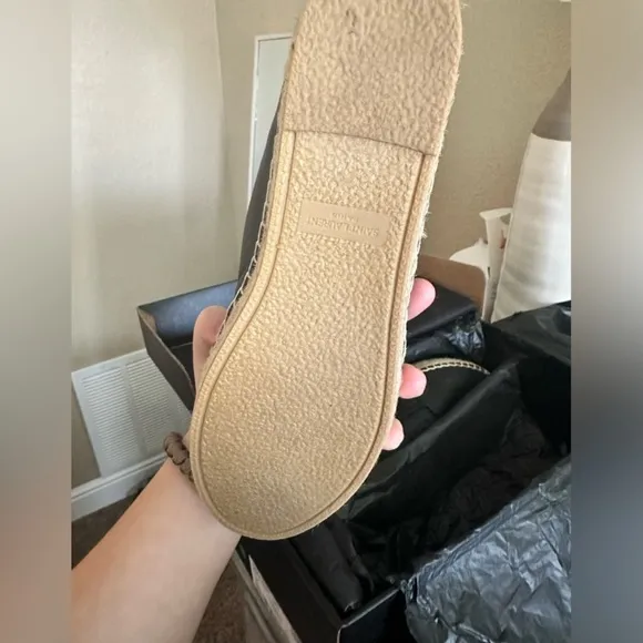 Yves Saint Laurent women’s Black Espadrilles