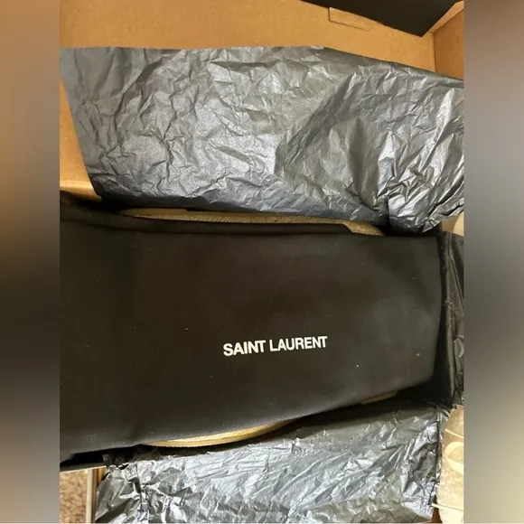 Yves Saint Laurent women’s Black Espadrilles