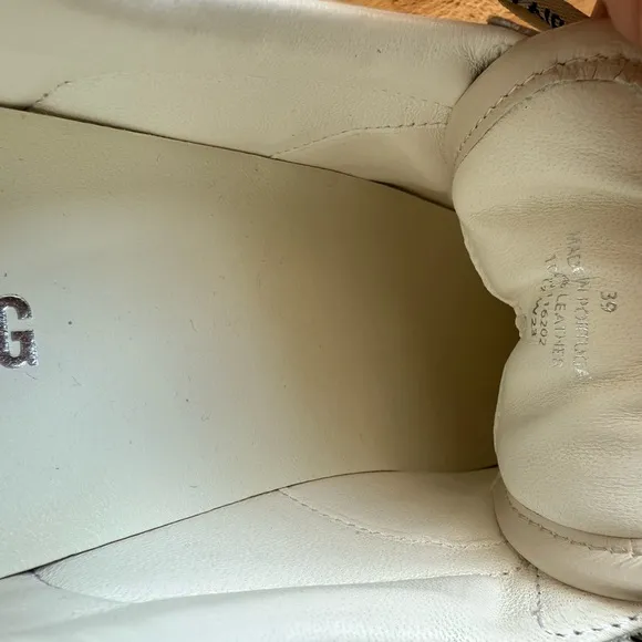 Zadig &amp; Voltaire Cream and Black Sneakers with Modern Design