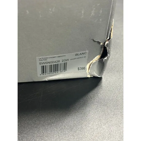 Zadig &amp; Voltaire NIB ZV1747 La Flash Low-Top‎ Platform Sneakers in FR38/US7 $398