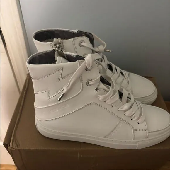 Zadig &amp; Voltaire ZV1747 High Flash Sneakers size 40 new in box