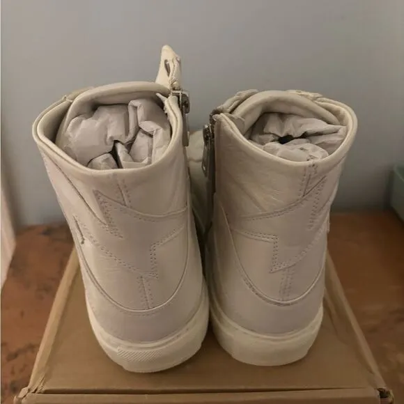 Zadig &amp; Voltaire ZV1747 High Flash vintage patent Sneakers size 39 new in box
