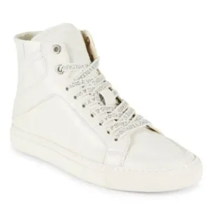 Zadig &amp; Voltaire ZV1747 High Flash vintage patent Sneakers size 39 new in box