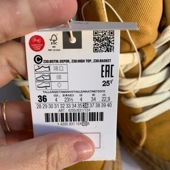 ZARA contrasting Kids high Tops 4205/831