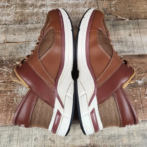 Zeba Hands Free Shoe Men's Size 7 Brown Walking Comfort Slip-On Sneaker Shoes