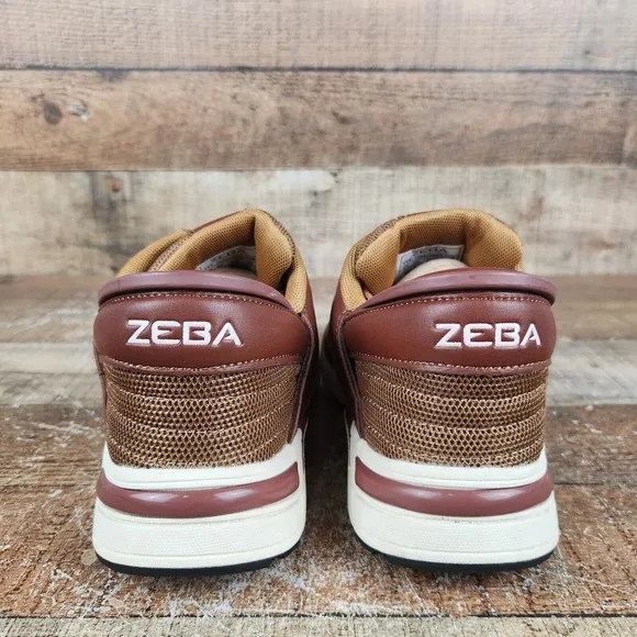 Zeba Hands Free Shoe Men's Size 7 Brown Walking Comfort Slip-On Sneaker Shoes