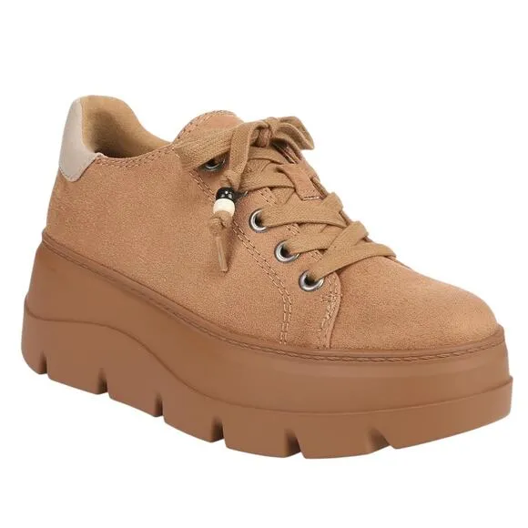 Zodiac Women's Bea Platform Lace Up Chunky Sneakers Brown Size 5